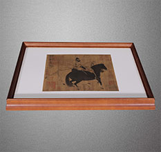 岷县书画装裱配框服务案例